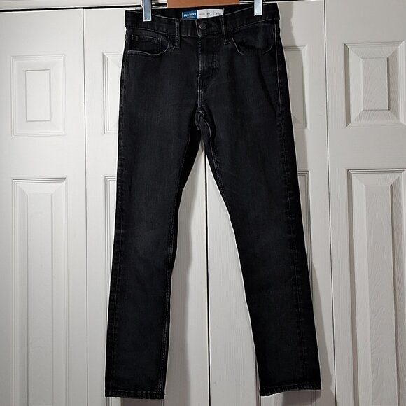 Old Navy Men's Slim Black Wash Denim Jeans - Picture 3 of 10